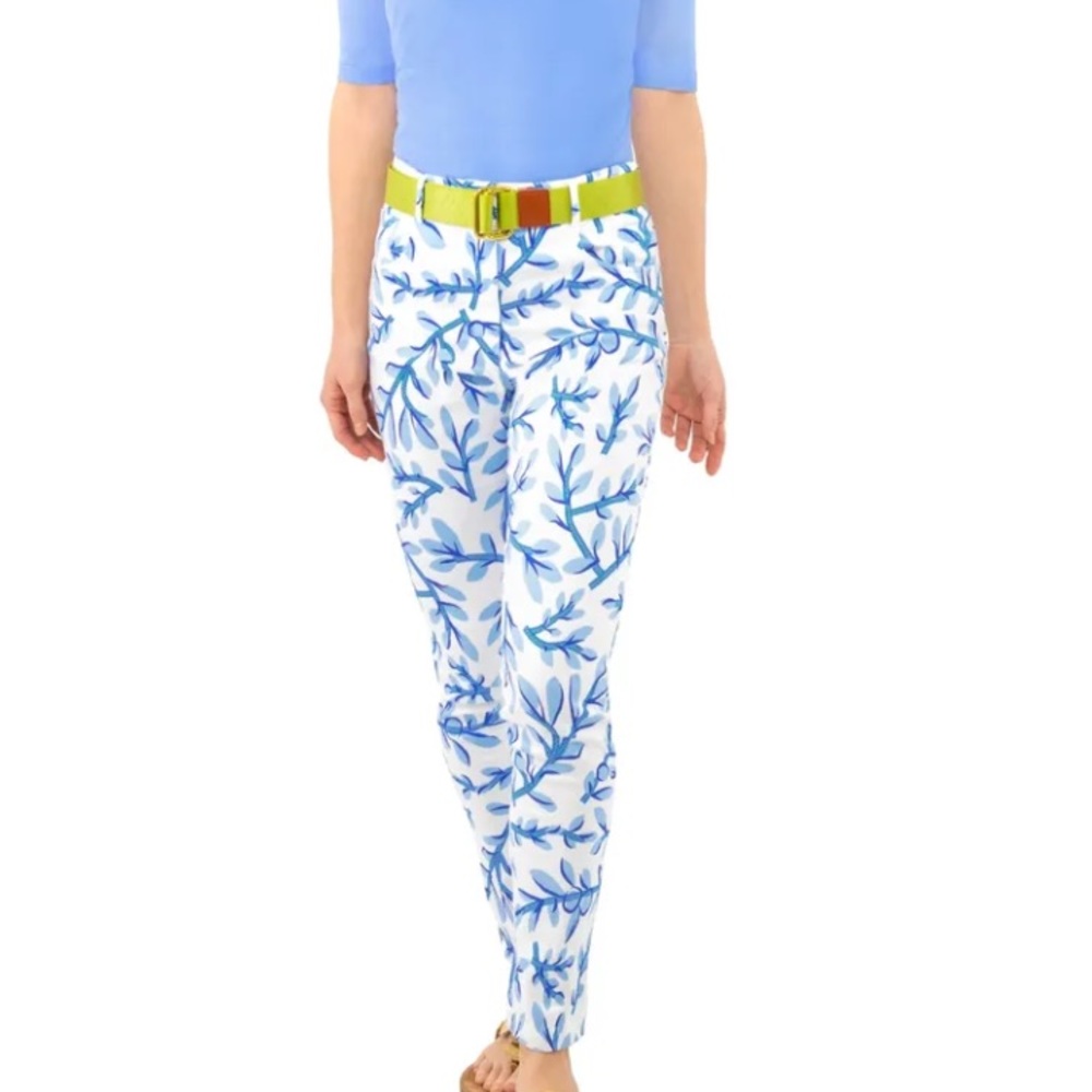 Gretchen Scott Gripeless Pant in Weed Wacker XS